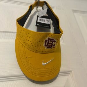 Nike Black and Yellow Sports Visor